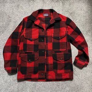 Vintage Pendleton Mackinaw Wool Field Barn Chore Jacket